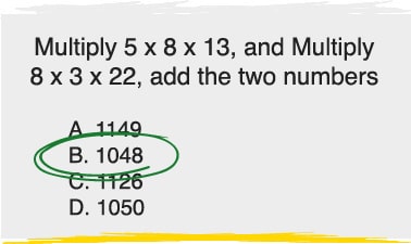 The answer is B